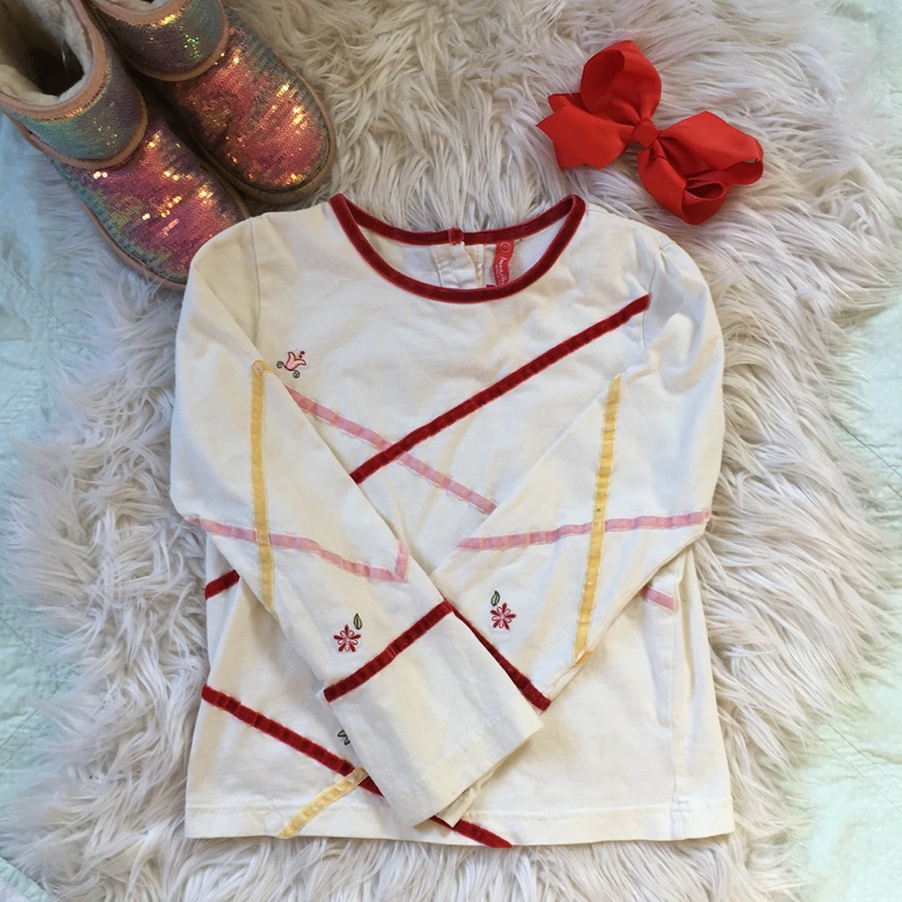 Hanna Andersson Velvet Ribbon Top